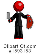 Red Design Mascot Clipart #1593153 by Leo Blanchette