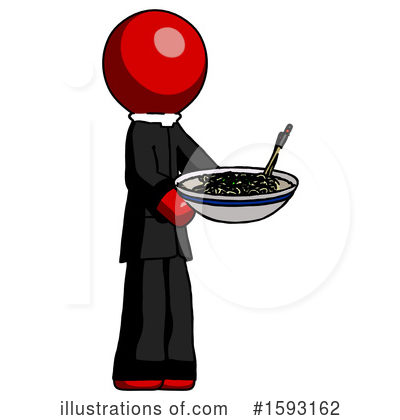 Royalty-Free (RF) Red Design Mascot Clipart Illustration by Leo Blanchette - Stock Sample #1593162