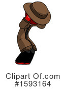 Red Design Mascot Clipart #1593164 by Leo Blanchette