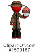 Red Design Mascot Clipart #1593167 by Leo Blanchette