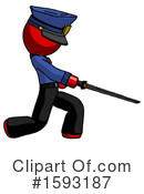 Red Design Mascot Clipart #1593187 by Leo Blanchette
