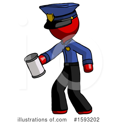 Royalty-Free (RF) Red Design Mascot Clipart Illustration by Leo Blanchette - Stock Sample #1593202