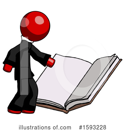 Royalty-Free (RF) Red Design Mascot Clipart Illustration by Leo Blanchette - Stock Sample #1593228
