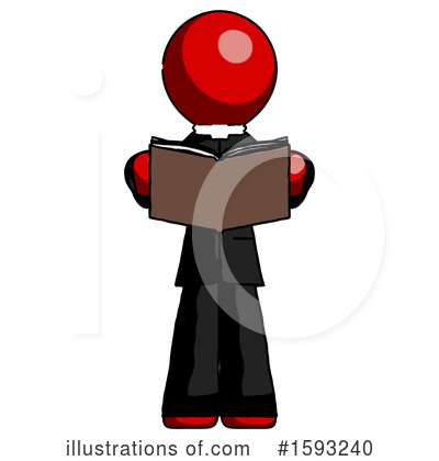 Royalty-Free (RF) Red Design Mascot Clipart Illustration by Leo Blanchette - Stock Sample #1593240