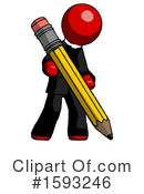 Red Design Mascot Clipart #1593246 by Leo Blanchette