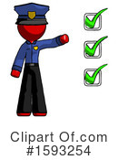 Red Design Mascot Clipart #1593254 by Leo Blanchette