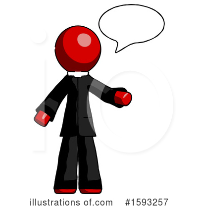 Royalty-Free (RF) Red Design Mascot Clipart Illustration by Leo Blanchette - Stock Sample #1593257