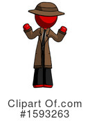 Red Design Mascot Clipart #1593263 by Leo Blanchette