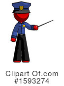 Red Design Mascot Clipart #1593274 by Leo Blanchette