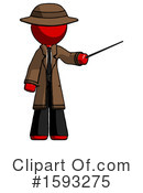 Red Design Mascot Clipart #1593275 by Leo Blanchette