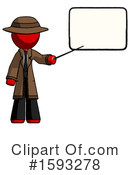 Red Design Mascot Clipart #1593278 by Leo Blanchette
