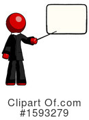Red Design Mascot Clipart #1593279 by Leo Blanchette