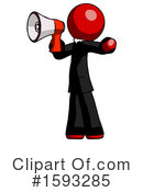 Red Design Mascot Clipart #1593285 by Leo Blanchette