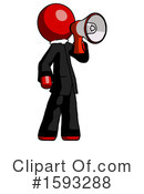 Red Design Mascot Clipart #1593288 by Leo Blanchette