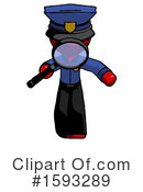 Red Design Mascot Clipart #1593289 by Leo Blanchette