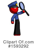 Red Design Mascot Clipart #1593292 by Leo Blanchette