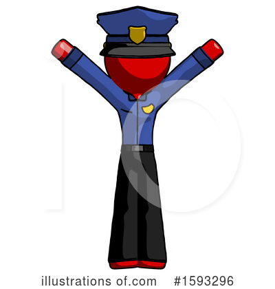 Royalty-Free (RF) Red Design Mascot Clipart Illustration by Leo Blanchette - Stock Sample #1593296