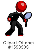 Red Design Mascot Clipart #1593303 by Leo Blanchette