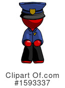 Red Design Mascot Clipart #1593337 by Leo Blanchette