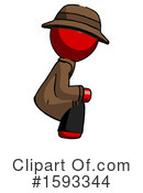 Red Design Mascot Clipart #1593344 by Leo Blanchette