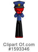 Red Design Mascot Clipart #1593346 by Leo Blanchette