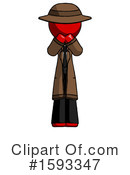 Red Design Mascot Clipart #1593347 by Leo Blanchette