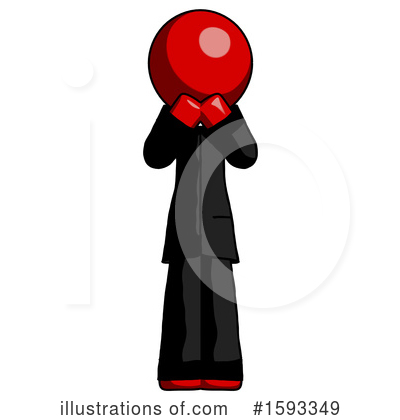 Royalty-Free (RF) Red Design Mascot Clipart Illustration by Leo Blanchette - Stock Sample #1593349
