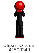 Red Design Mascot Clipart #1593349 by Leo Blanchette