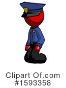 Red Design Mascot Clipart #1593358 by Leo Blanchette