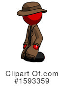 Red Design Mascot Clipart #1593359 by Leo Blanchette