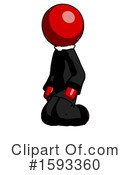 Red Design Mascot Clipart #1593360 by Leo Blanchette