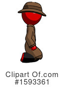 Red Design Mascot Clipart #1593361 by Leo Blanchette