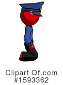 Red Design Mascot Clipart #1593362 by Leo Blanchette