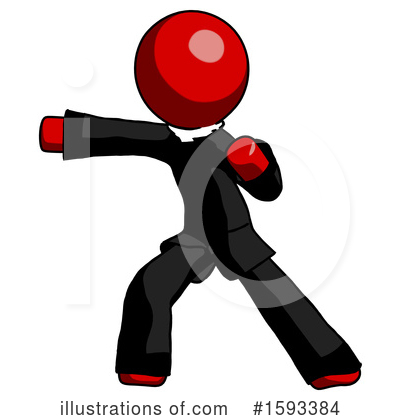 Royalty-Free (RF) Red Design Mascot Clipart Illustration by Leo Blanchette - Stock Sample #1593384