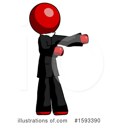 Royalty-Free (RF) Red Design Mascot Clipart Illustration by Leo Blanchette - Stock Sample #1593390