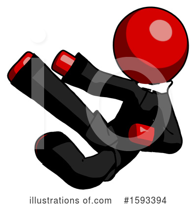 Royalty-Free (RF) Red Design Mascot Clipart Illustration by Leo Blanchette - Stock Sample #1593394