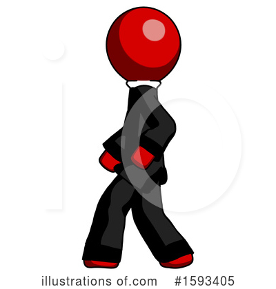 Royalty-Free (RF) Red Design Mascot Clipart Illustration by Leo Blanchette - Stock Sample #1593405