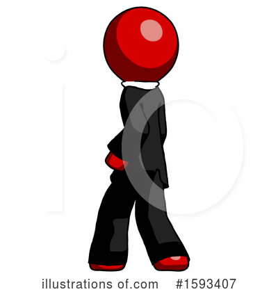 Royalty-Free (RF) Red Design Mascot Clipart Illustration by Leo Blanchette - Stock Sample #1593407