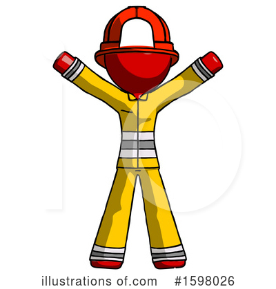 Royalty-Free (RF) Red Design Mascot Clipart Illustration by Leo Blanchette - Stock Sample #1598026
