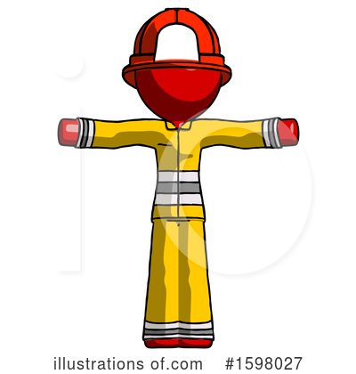 Royalty-Free (RF) Red Design Mascot Clipart Illustration by Leo Blanchette - Stock Sample #1598027