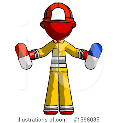 Royalty-Free (RF) Red Design Mascot Clipart Illustration by Leo Blanchette - Stock Sample #1598035