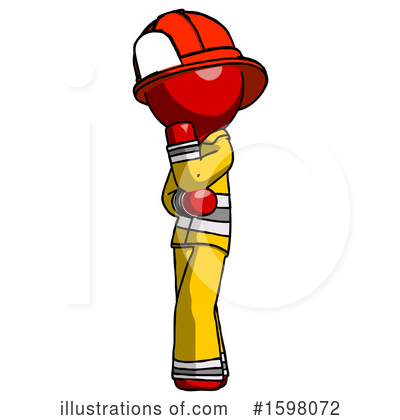 Royalty-Free (RF) Red Design Mascot Clipart Illustration by Leo Blanchette - Stock Sample #1598072
