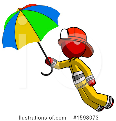 Royalty-Free (RF) Red Design Mascot Clipart Illustration by Leo Blanchette - Stock Sample #1598073