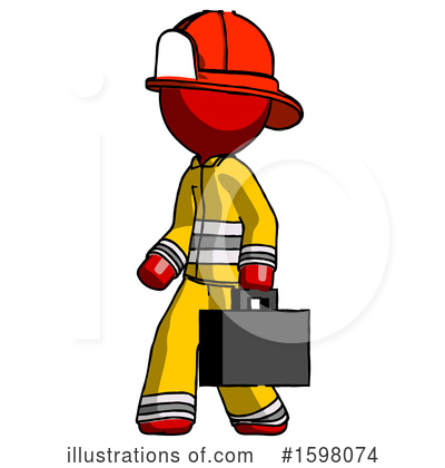 Royalty-Free (RF) Red Design Mascot Clipart Illustration by Leo Blanchette - Stock Sample #1598074