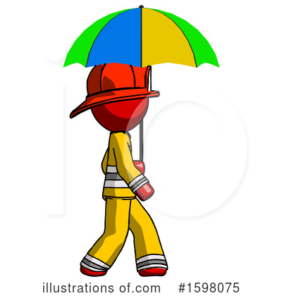 Royalty-Free (RF) Red Design Mascot Clipart Illustration by Leo Blanchette - Stock Sample #1598075