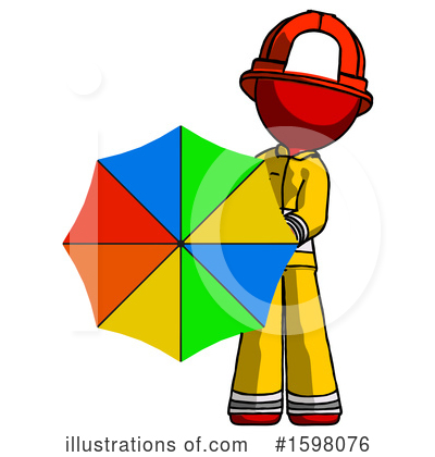 Royalty-Free (RF) Red Design Mascot Clipart Illustration by Leo Blanchette - Stock Sample #1598076