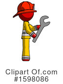 Red Design Mascot Clipart #1598086 by Leo Blanchette