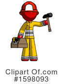 Red Design Mascot Clipart #1598093 by Leo Blanchette