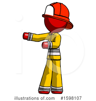 Royalty-Free (RF) Red Design Mascot Clipart Illustration by Leo Blanchette - Stock Sample #1598107