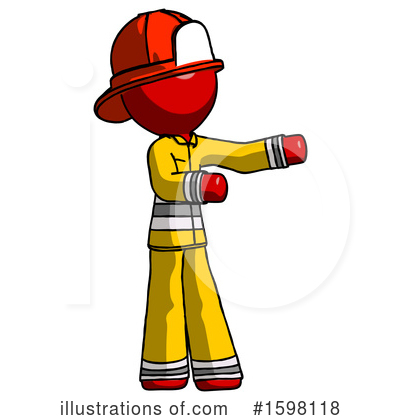 Royalty-Free (RF) Red Design Mascot Clipart Illustration by Leo Blanchette - Stock Sample #1598118